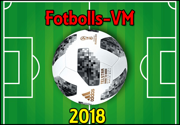 Fotbolls-VM 2018 &copy; tvprogram.se